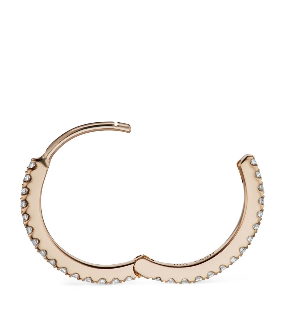 Flash Sale 🌟 Maria Tash 11MM DIAMOND ETERNITY RING ROS ROSE GOLD Earrings 👍 – Image 2