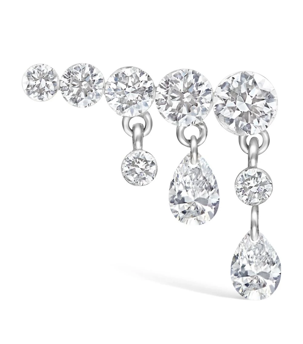 Brand new ✨ Maria Tash 11MM INVISIBLE SET DIAMOND CRE WHITE GOLD Earrings 👏 – Image 2