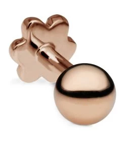 Top 10 🌟 Maria Tash 3MM BALL THREADED STUD ROSE GO ROSE GOLD Earrings 🎉