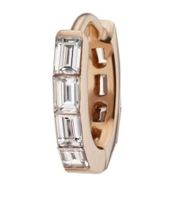 Best reviews of 👍 Maria Tash 6.5MM INVISIBLE BAGUETTE DIAMO ROSE GOLD Earrings 🌟