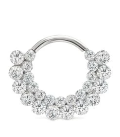 Coupon 🎁 Maria Tash 9.5MM INVISIBLE DIAMOND APSARA WHITE GOLD Earrings ✔️