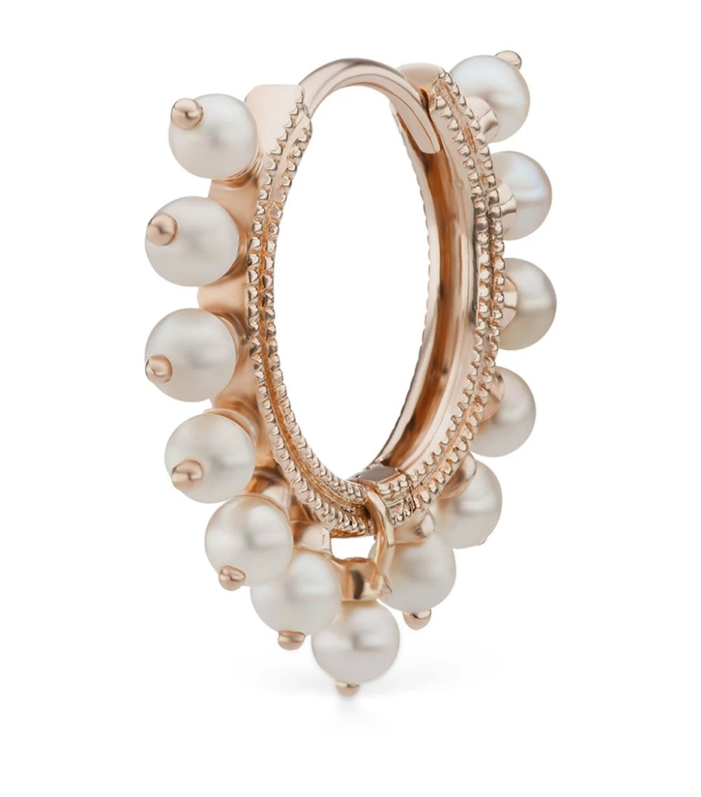 Best reviews of 🔥 Maria Tash 9.5MM PEARL CORONET RING ROSE ROSE GOLD Earrings ⭐ – Image 2