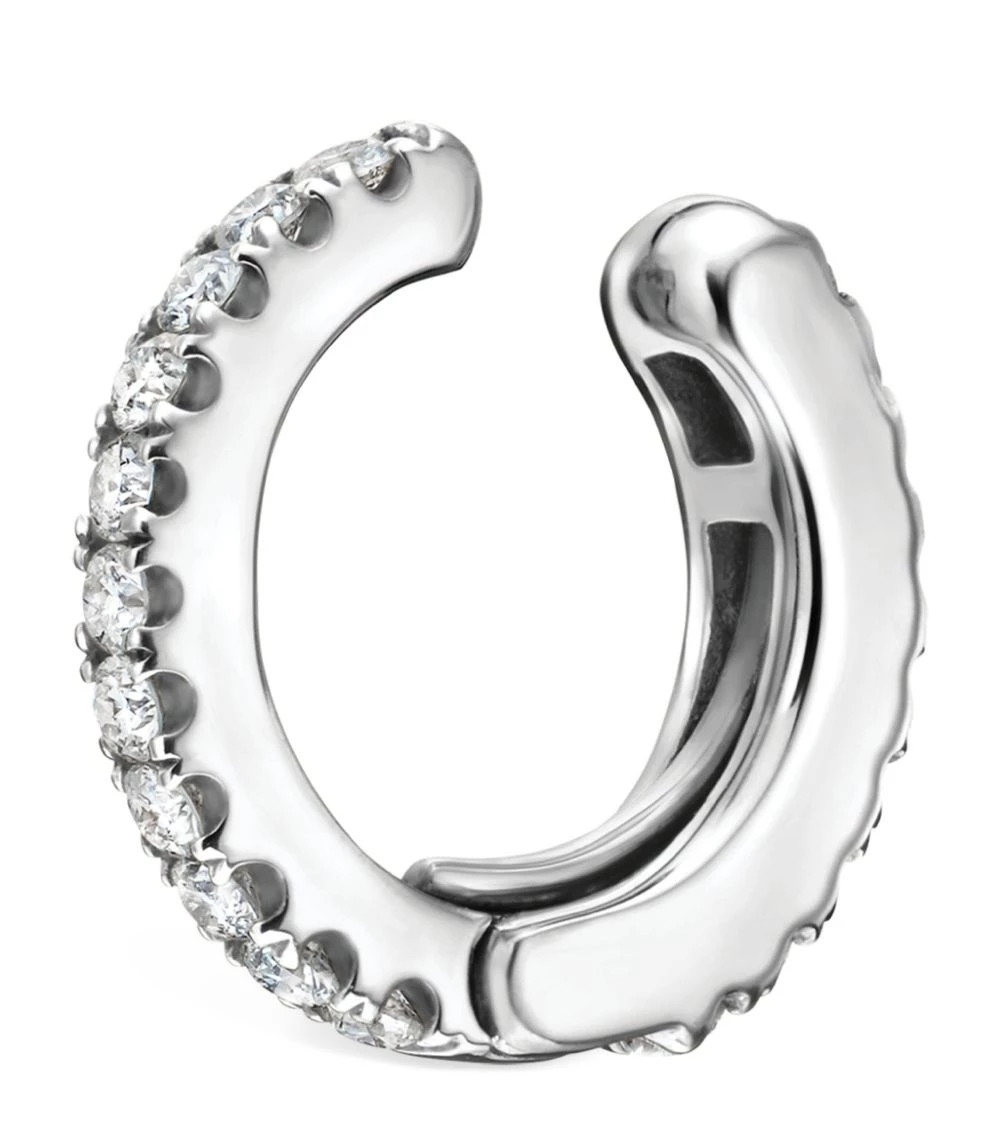 Best deal 🛒 Maria Tash Diamond Eternity Tash Ear Cuff (6.5mm) WHITE GOLD Earrings ✔️ – Image 2