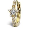 Outlet 🥰 Maria Tash Diamond Star Eternity Single Hoop Earring (8mm) YELLOW GOLD Earrings 🥰