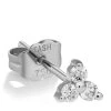 Hot Sale 🔥 Maria Tash Diamond Trinity Single Stud Earring (5mm) WHITE GOLD Earrings 💯