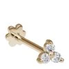 Discount 💯 Maria Tash Diamond Trinity Threaded Single Stud Earring (5mm) YELLOW GOLD Earrings 🎁