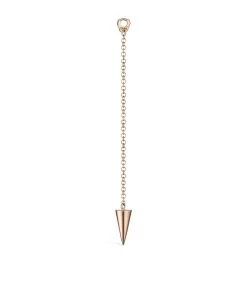 Discount ❤️ Maria Tash Long Pendulum Long Spike Charm ROSE GOLD Earrings 😉