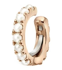 Buy 🥰 Maria Tash Pearl Eternity Tash Ear Cuff (6.5mm) ROSE GOLD Earrings 😉