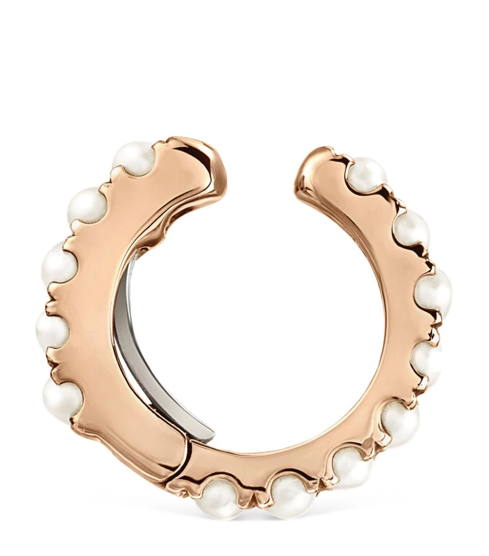 Buy 🥰 Maria Tash Pearl Eternity Tash Ear Cuff (6.5mm) ROSE GOLD Earrings 😉 – Image 2