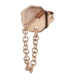 Buy 💯 Maria Tash SMALL CHAIN WRAP EARSTUD ROSE ROSE GOLD Earrings 🔥