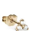 Best deal 😉 Maria Tash Small Pearl Trinity Single Stud Earring YELLOW GOLD Earrings 👍