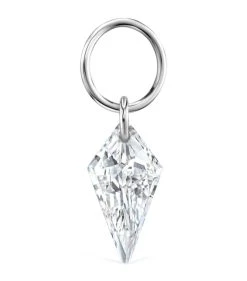 Best deal 🧨 Maria Tash Small Silhouette Diamond Charm WHITE GOLD Charms 👍