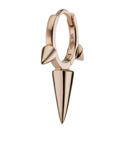 Top 10 🛒 Maria Tash Triple Long Spike Hoop Earring (8mm) ROSE GOLD Earrings ⭐