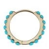 Wholesale 🤩 Maria Tash Turquoise Eternity Hoop Earring (9.5mm) YELLOW GOLD Earrings 👍