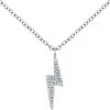 Best deal 🥰 Maria Tash White Gold, Diamond and Sapphire Lightning Bolt Necklace Necklaces 🎁