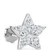 Brand new 👏 Maria Tash White Gold Invisible Set Diamond Star Single Threaded Stud Earring (11mm) Earrings ✨